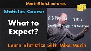 Statistics Video Tutorials at a Glance  Best Statistics Tutorials  MarinStatsLectures [upl. by Alyekahs]