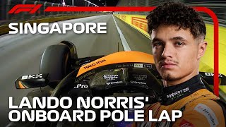 Lando Norris Pole Lap  2024 Singapore Grand Prix  Pirelli [upl. by Marva]