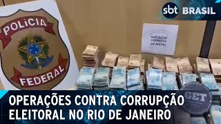 Dois milhões de reais são apreendidos em combate à corrupção eleitoral no RJ  SBT Brasil 041024 [upl. by Loyce99]