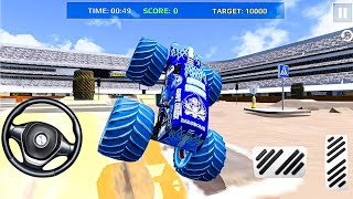 MONSTER TRUCK STUNT SIMULATOR GAME OFFLINE GAMEPLAY [upl. by Anaela756]