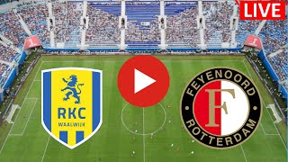 LIVE🔴 RKC Waalwijk vs Feyenoord  Eredivisie Football League livescore and odds update no delay [upl. by Emalee523]