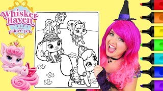 Coloring Whisker Haven Palace Pets Coloring Page Prismacolor Markers  KiMMi THE CLOWN [upl. by Malorie]