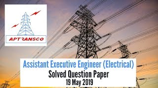 APTRANSCOAEE Electrical 2019 Solved Question Paper mahatranscoae electricalengineers [upl. by Aliet]