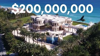 Inside Massive 200 Million Mega Mansion in Hillsboro Florida [upl. by Kerman]