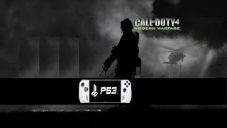 Call of Duty Modern Warfare 4 ★ PlayStation 3 Game playable List  RPCS3  ASUS ROG ALLY [upl. by Otrebile]