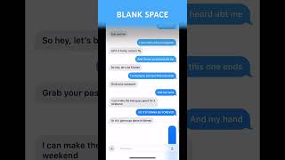 Blank space🤍🤍🤍TaylorSwift [upl. by Annadiana753]