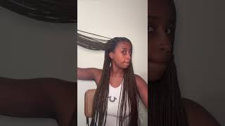 Fun and easy hairstyle for box braids [upl. by Belen263]