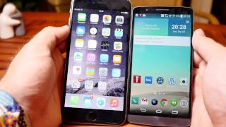 Apple iPhone 6 Plus vs LG G3 Vergleich 4K Deutsch [upl. by Ydna]