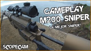 quotRifle Antimateriaquot  M200 Airsoft  Scopecam Gameplay [upl. by Ettenna288]