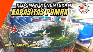 Berapa sih pompa yang dibutuhkan untuk kolam terpal bundar D1 D2 dan D3 agar maksimal ‼️ [upl. by Ever]