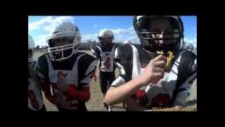 HELMET CAM FOOTBALL TY THOMAS AGE 9 [upl. by Arde]