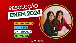 Resolução Enem 2024  Autoria Linguagem  Questão 14  Linguagens prova amarela [upl. by Bracci]