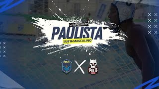 PAULISTA DE POLO AQUÁTICO SUB16  MASCULINO  ABDA X SESI  TV ABDA [upl. by Origra]