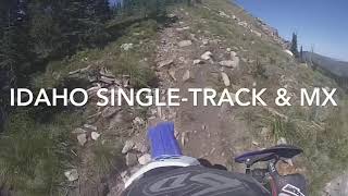 St Joe National Forest trails and Fossil Bowl motocross Clarkia Idaho [upl. by Saber]