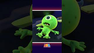 Zumbi Assustador Tinha um Pequeno Monstro 🧟 shorts músicainfantil aquibebêscantam halloween [upl. by Ycniuq]