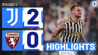 JuventusTorino 20  Gatti helps Juve claim the Turin derby Goals and Highlights  Serie A 202223 [upl. by Philipa]