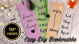 Easy DIY Bookmark IdeasEasy Paper craftCreativeFari [upl. by Kassel]