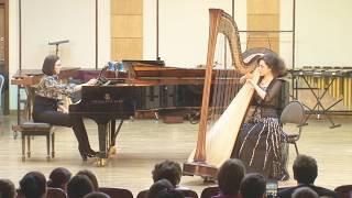 Alberto Ginastera  Harp concerto Luiza Mintsaeva amp Inna Bulikyan [upl. by Onilatac]