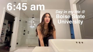 645 am college day in my life at Boise State University [upl. by Nurse]