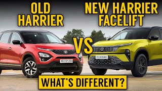 Harrier facelift 2023 VS old Harrier  Whats New in Harrier Facelift Tata Harrier 2023 launched [upl. by Saihtam]