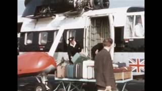 1968 BEA Helicopter To Scilly Return FlightPenzance HeliportSt MartinsSt Agnes [upl. by Ilyk3]