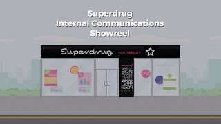 Superdrug Internal Communications Video Showreel [upl. by Bidle]