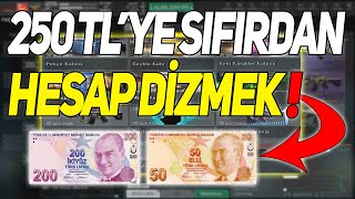 SIFIRDAN 250 TLYE HESAP DİZİMİ  WOLFTEAM [upl. by Bartolomeo]