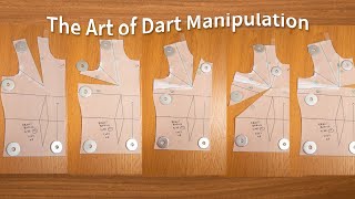 DART MANIPULATION  This is How To Move Darts On Bodice Pattern  Kim Dave [upl. by Stinson]