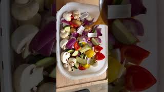 How to Grill Vegetable Kabobs with Teriyaki Sauce essycooks veganrecipes [upl. by Macario769]