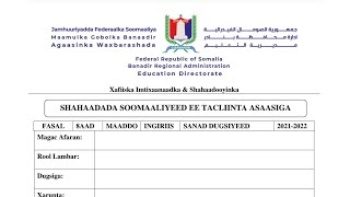 Imtixanka dowlada fasalka 8 aad Carabi 20222023 [upl. by Buckler]