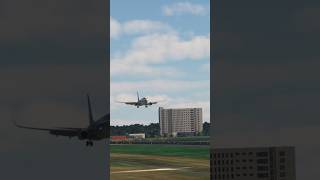 Kolkata India ♥️ Morning Landing Boeing 737800pilotlife boeing737 shorts short shortsvideo [upl. by Anyala157]