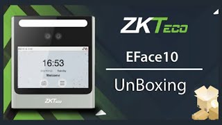 Unboxing EFace10  ZKTeco Colombia [upl. by Christmas]