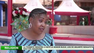 La Première Ministre a visité la maison bleue lieu où Anuarite Nengapeta avait été assassinée [upl. by Ezaria697]