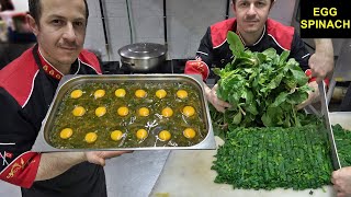 Easy Egg Spinach Recipe in the Oven [upl. by Delle]