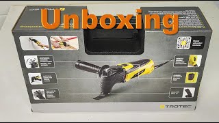 Trotec multifunction tool unboxing [upl. by Enieledam]