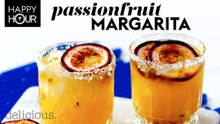 Passion fruit margarita cocktail recipe  delicious Australia [upl. by Whitcher]