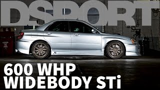 600 WHP Widebody STi  DSPORT Feature Car [upl. by Aicrag502]