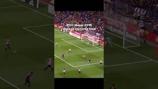 Messi Puskas 2015 Goal☠️🔥 puskas messi barcelona footballshorts soccer shorts [upl. by Niatsirk]