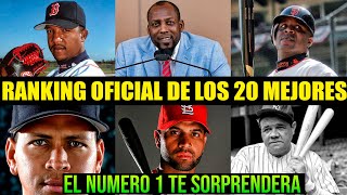 CONOCES LOS 20 MEJORES PELOTERO DE TODOS LOS TIEMPOS EN MLB [upl. by Nasho657]