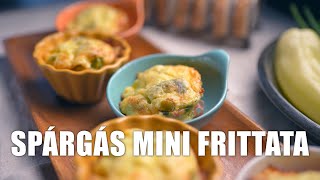 Spárgás mini frittata Borbás Marcsi konyhájából [upl. by Notniuq]