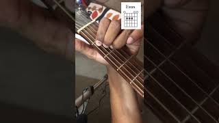 Easy Esus Chord  Must Know shorts guitar shortvideo music youtubeshorts [upl. by Dranoel]