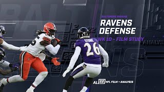 HOW THE RAVENS VAUNTED DEFENSE GOT OVERWHELMED IN WK 10  FILM STUDY ravens ravensflock [upl. by Vahe]