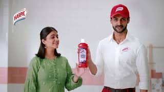 New Thicker and Fresher Harpic Bathroom Cleaner  HINDI  20 sec [upl. by Lolita]