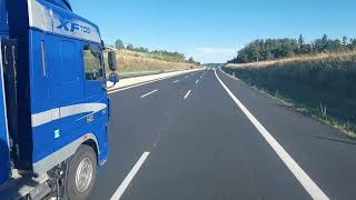 Mercedes Actros 1851 POV Pforzheim nach Lauchringen 10Teil  PforzheimSüd A8 bis Böblingen [upl. by Laro]