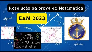 EAM 20232024 RESOLUÇÃO DA PROVA DE MATEMÁTICA [upl. by Ayirp]