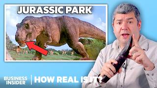 Paleontologist Rates 14 Dinosaur Attacks In The quotJurassic Parkquot Movies  How Real Is It  Insider [upl. by Annasoh]