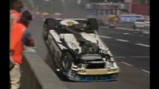 Dieter Quester flips at Avus DTM 1990 [upl. by Namialus]