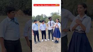 That One Rich Student in School 😂 🤑 shorts comedyvideos richstudent teratrigun [upl. by Anecusa]