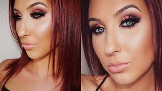 Ombre Sunset Smokey Eye Makeup Tutorial  Jaclyn Hill [upl. by Yerd719]