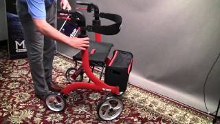 Drive Medical Nitro Rollator Review amp Demonstration  MMAR Medical [upl. by Erastes]